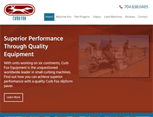 Tablet Screenshot of curbfox.com